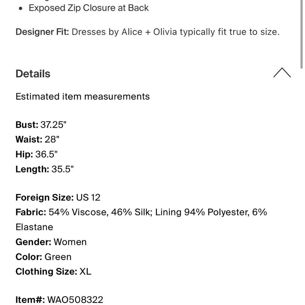 Alice + Olivia Vibrant Green Python, Long Sleeve … - image 4